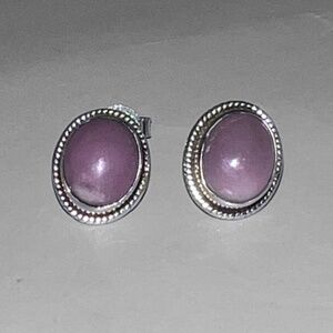 Rose Quartz Post Earrings